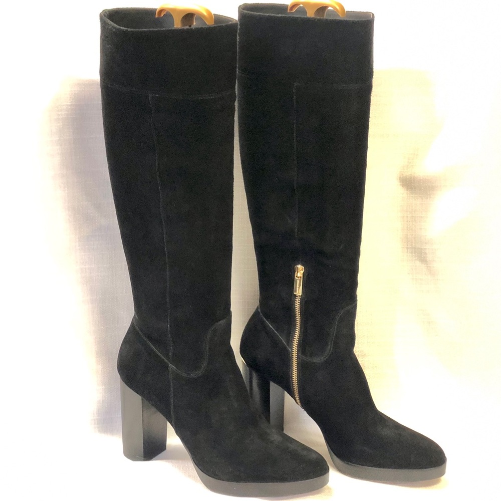 Sexy MICHAEL Michael KORS Regina Suede Platform Knee High Boots MMK 11 - Picture 8 of 16